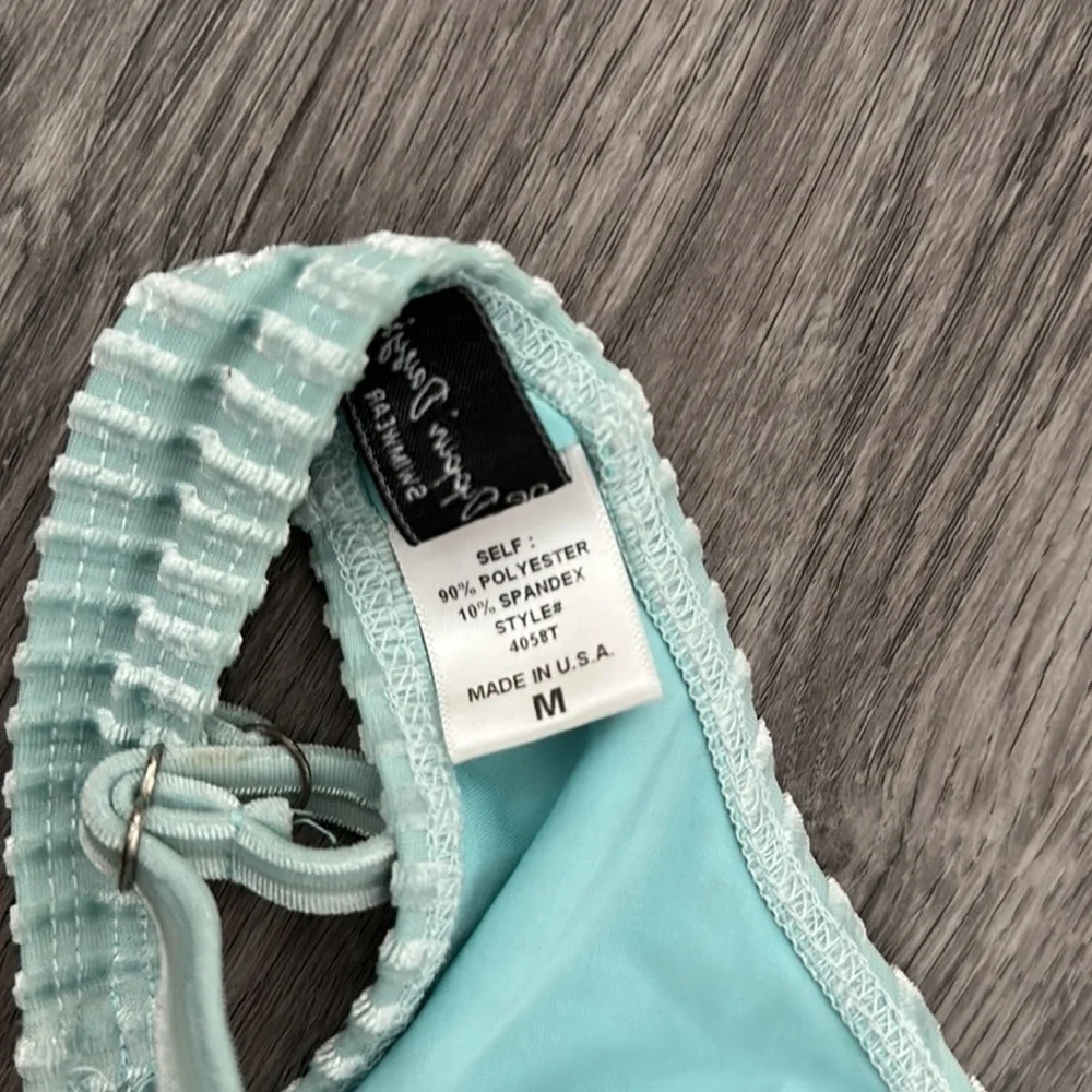 NWOT Dippin Daisy’s Swimwear Dippin Daisy Blue Prizm Top - Picture 8 of 9